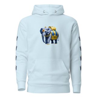 Golden Treasure Trunk Blue Deluxe Premium Unisex Hoodie