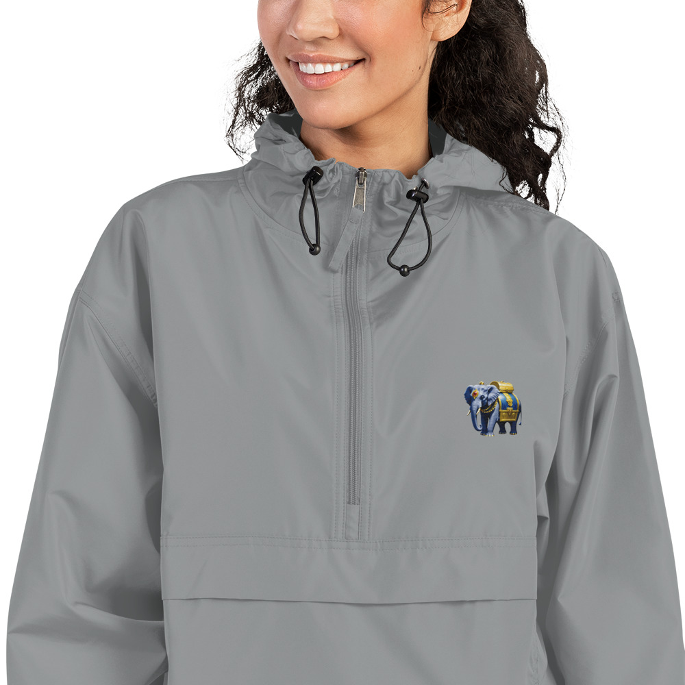 Golden Treasure Trunk (Signature Blue Elephant) Packable Jacket x Champion -Limited Edition- - Image 10