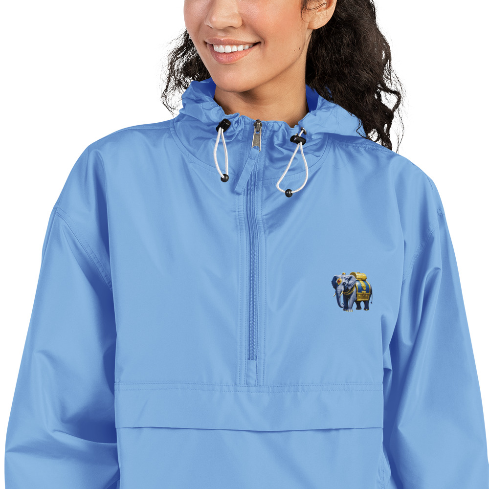 Golden Treasure Trunk (Signature Blue Elephant) Packable Jacket x Champion -Limited Edition- - Image 12