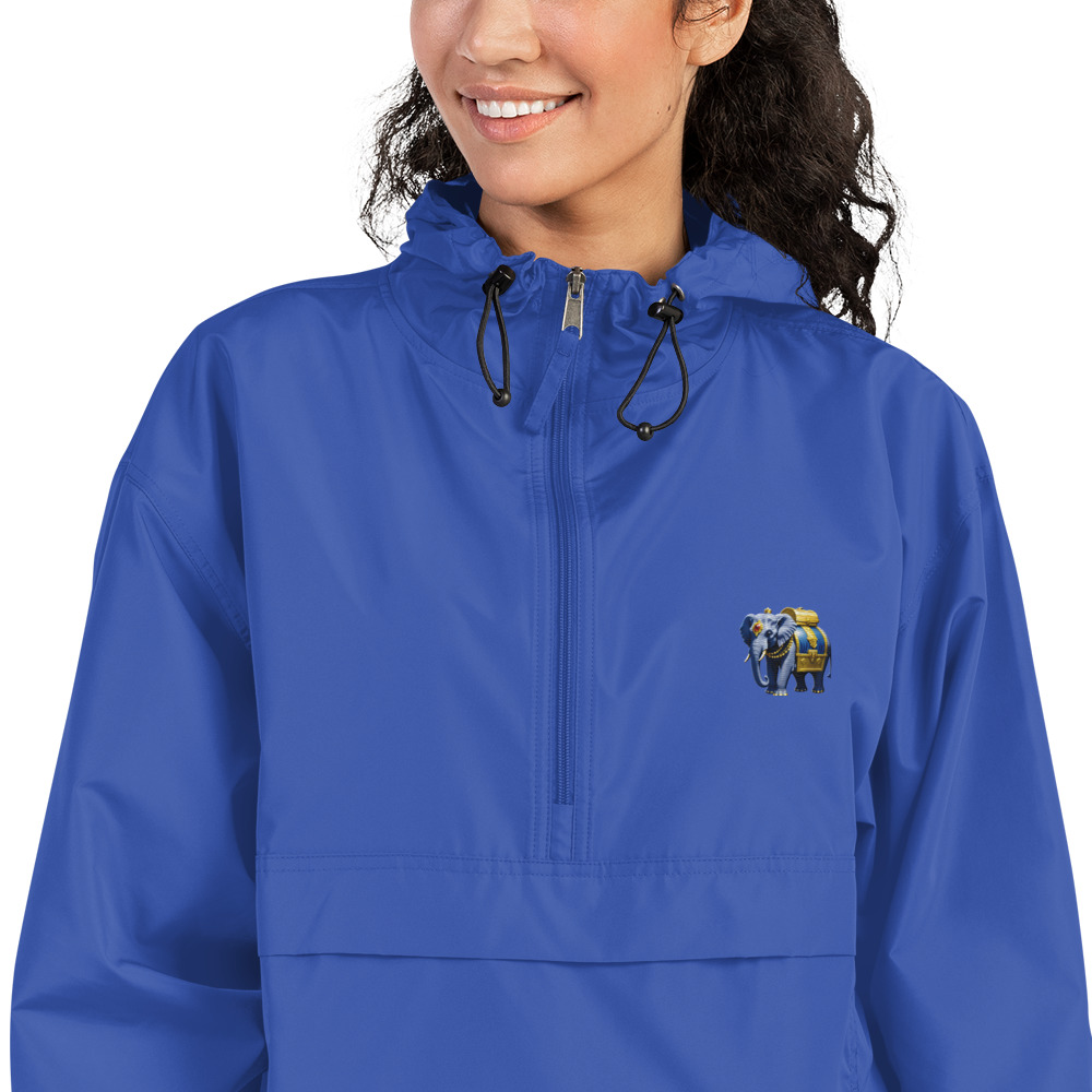 Golden Treasure Trunk (Signature Blue Elephant) Packable Jacket x Champion -Limited Edition- - Image 8