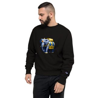 Golden Treasure Trunk (Royal Blue Elephant) Sweatshirt x Champion -Limited Edition-