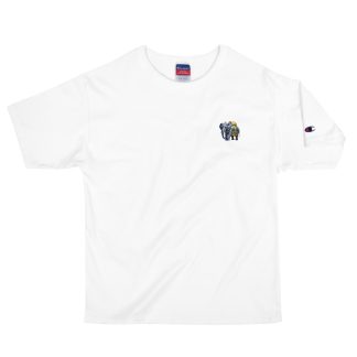 Men's Golden Treasure Trunk (Signature Blue Elephant) T-Shirt x Champion -Limited Edition-