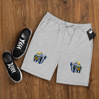 Golden Treasure Trunk (Royal Blue Elephant) Men's fleece