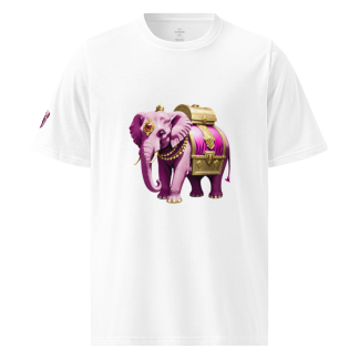 Golden Treasure Trunk (Royal XL Pink Elephant) athletic t-shirt x Under ArmourⓇ -Limited Edition-