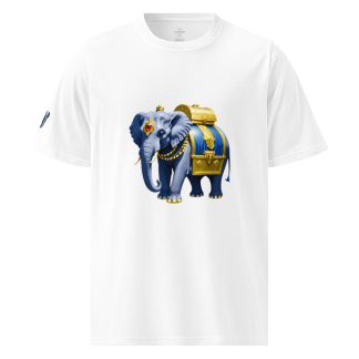 Golden Treasure Trunk (Royal XL Blue Elephant) athletic t-shirt x Under ArmourⓇ -Limited Edition-