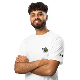 Golden Treasure Trunk (Signature Blue Elephant) athletic t-shirt x Under ArmourⓇ -Limited Edition-