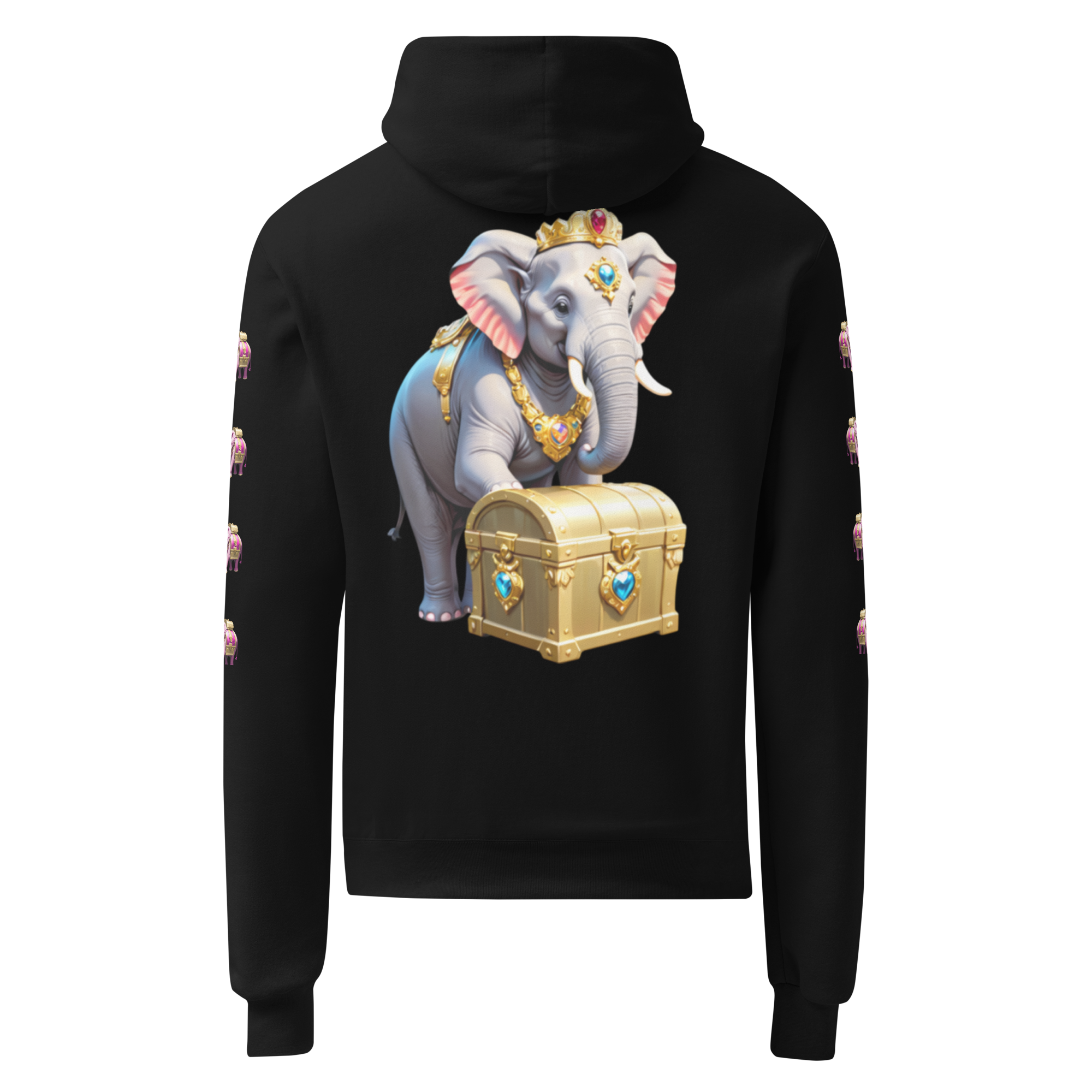 Golden Treasure Trunk Pink Deluxe Hoodie x Champion (limited edition) - Image 2