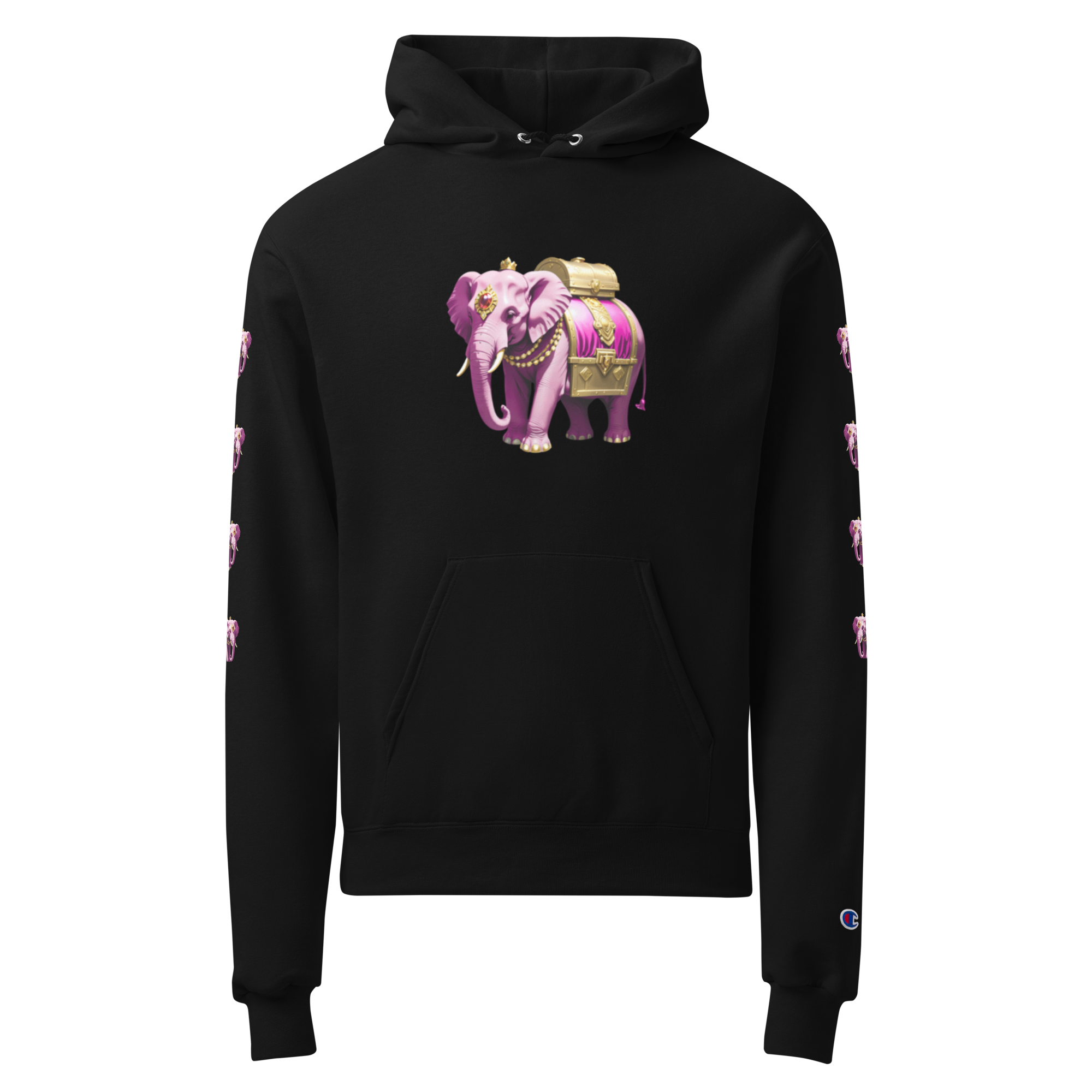 Golden Treasure Trunk Pink Deluxe Hoodie x Champion (limited edition)