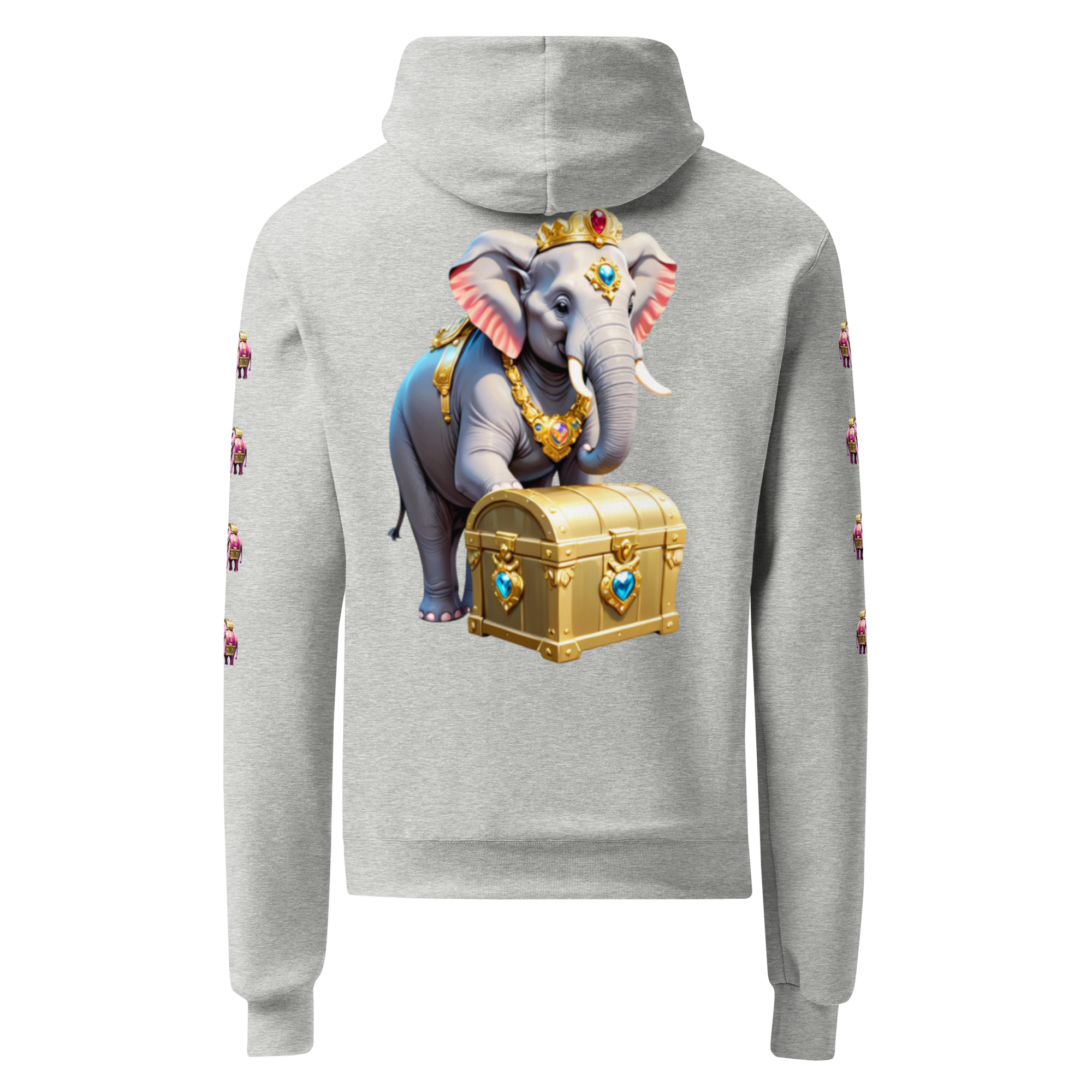 Golden Treasure Trunk Pink Deluxe Hoodie x Champion (limited edition) - Image 6