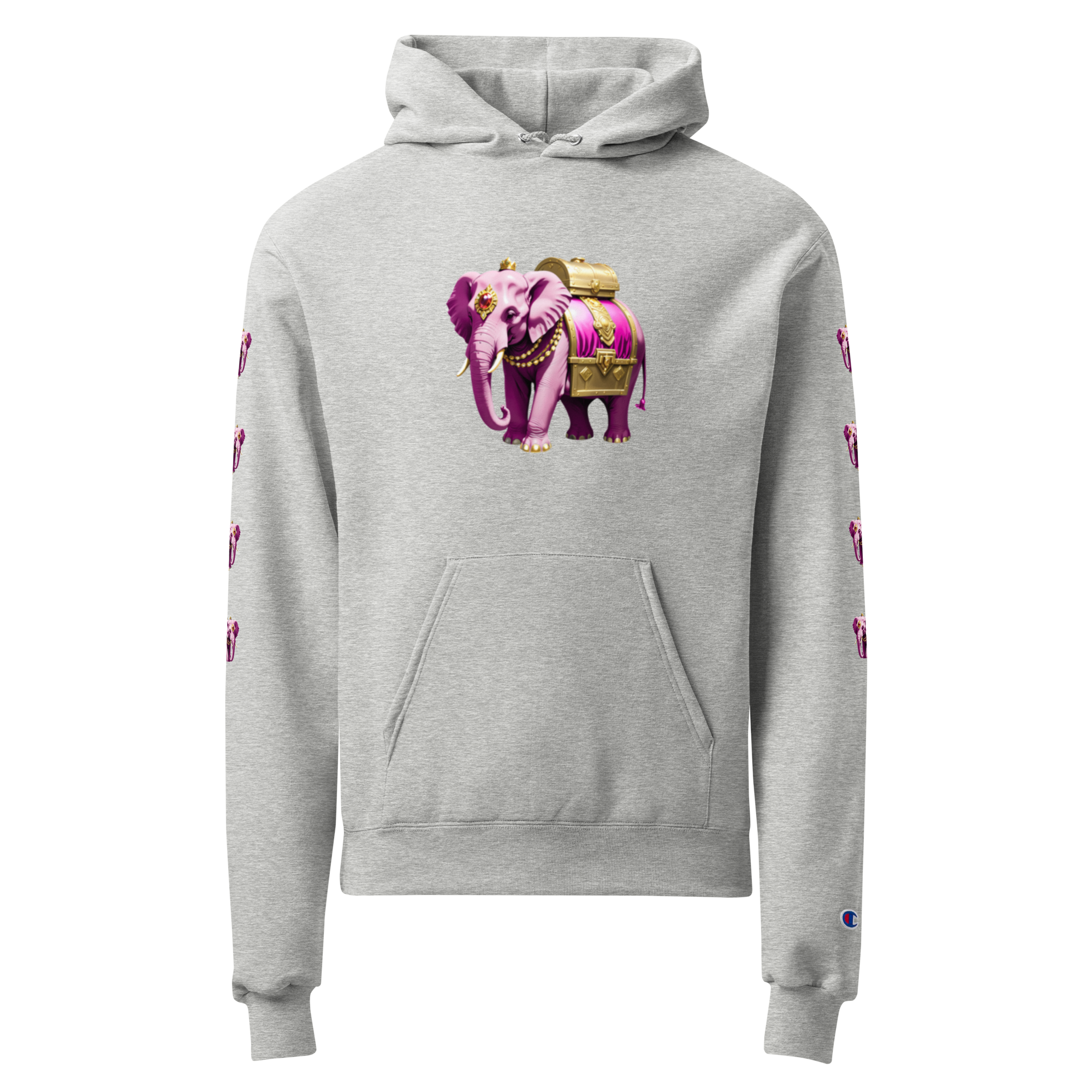 Golden Treasure Trunk Pink Deluxe Hoodie x Champion (limited edition) - Image 5