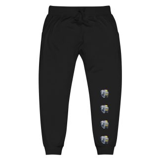 Golden Treasure Trunk (Royal Blue 4 Elephant March) Unisex fleece sweatpants
