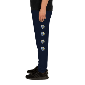 Golden Treasure Trunk (Royal Blue 8 Elephant March) Unisex Joggers