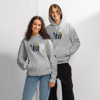Golden Treasure Trunk (Royal Blue Elephant) Oversized Heavyweight hoodie