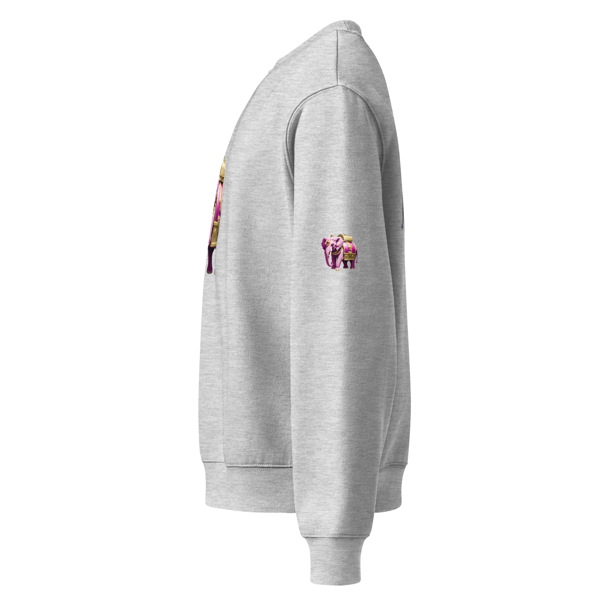 Golden Treasure Trunk (Royal Pink Elephant) Oversized heavyweight sweatshirt - Image 23