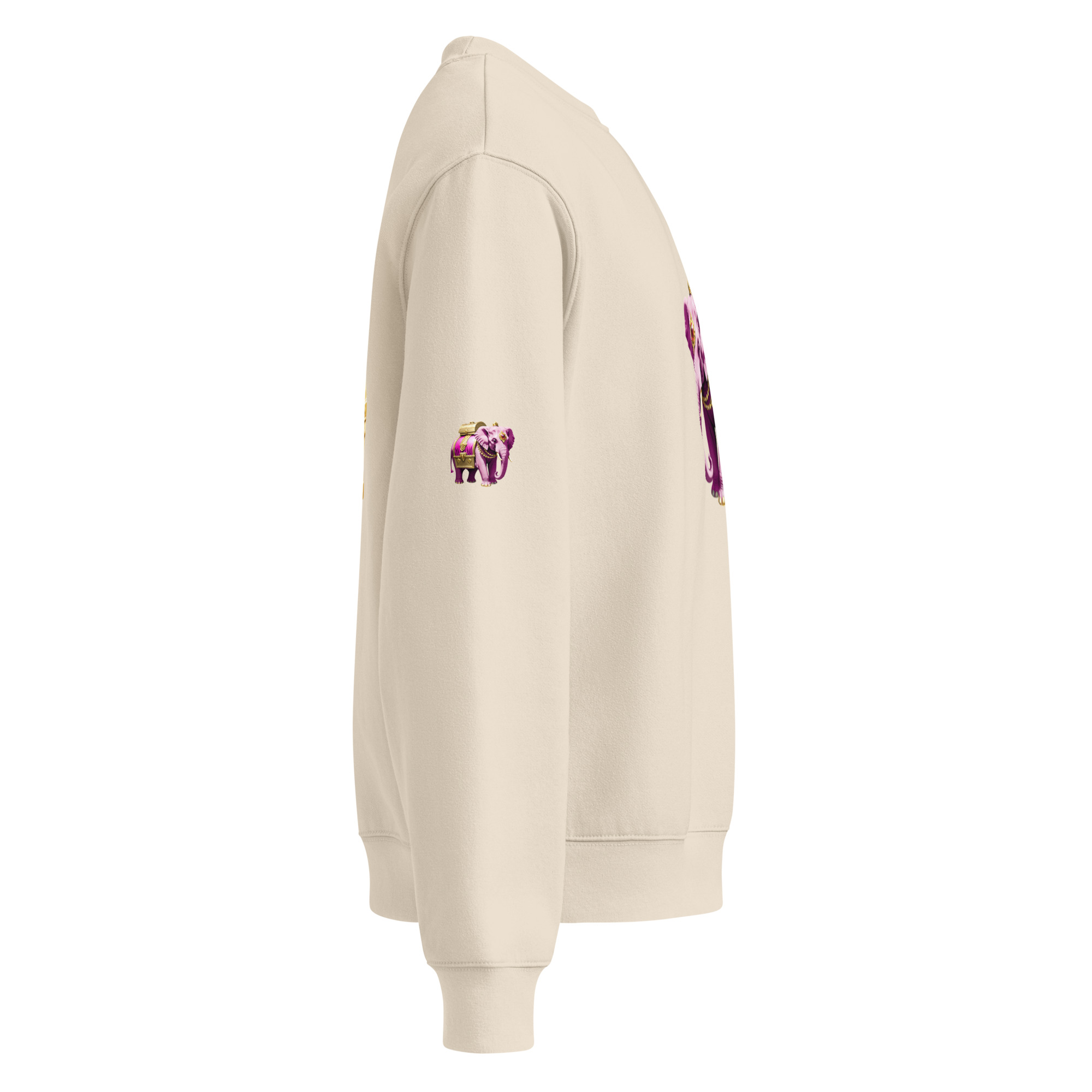 Golden Treasure Trunk (Royal Pink Elephant) Oversized heavyweight sweatshirt - Image 20