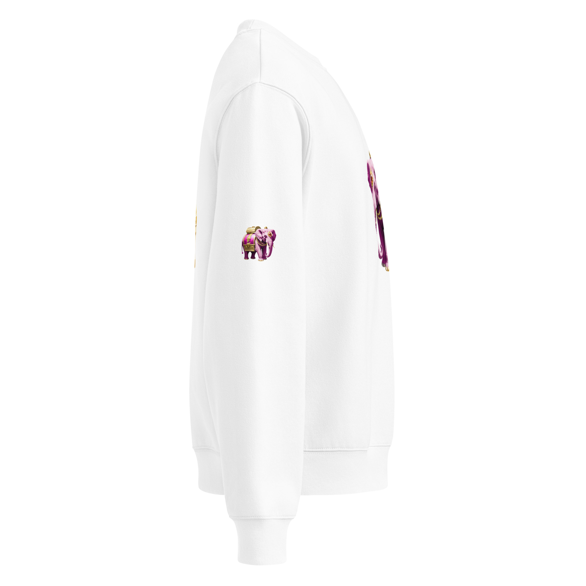 Golden Treasure Trunk (Royal Pink Elephant) Oversized heavyweight sweatshirt - Image 28