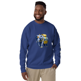 Golden Treasure Trunk Blue Deluxe Premium Unisex Sweatshirt