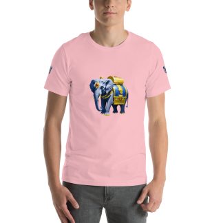 Golden Treasure Trunk (Royal Blue Elephant) Unisex t-shirt