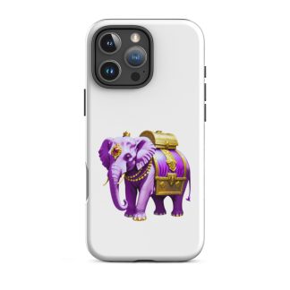 Golden Treasure Trunk (Royal Purple Grape Elephant)Tough Case for iPhone®