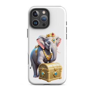 Golden Treasure Trunk (Majestic Elephant)Tough Case for iPhone®